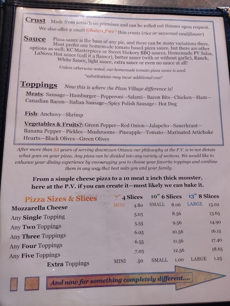 Pizza Village Menu image 2